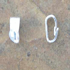 Bail Pendant 5x2.5mm Sterling Silver