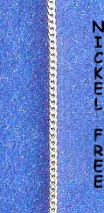 Chain Curb 45cm Silver Plated