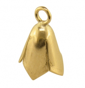 Bellcap Scalloped Large 9ct Yellow Gold