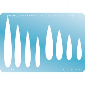 Template CoolTools #431 - Tapered Drops Large