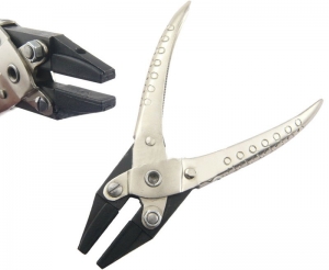 Pliers Parallel Flat Nose Nylon Jaw