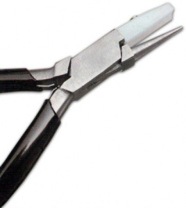 Pliers Flat/Round Nose with Flat Plastic Jaw 125mm