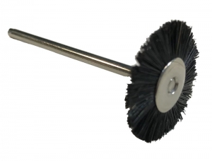 Nylon Bristle Brush Wheel Stiff 22mm - 2.35mm