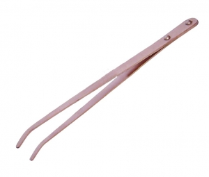 Copper Tongs  Curved 225mm