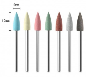 Rubber / Silicone Carbide Point 4 x 12mm