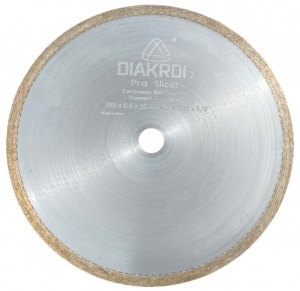 Diakron Pro-Slicer Continuous Rim Sintered Diamond Saw Blade